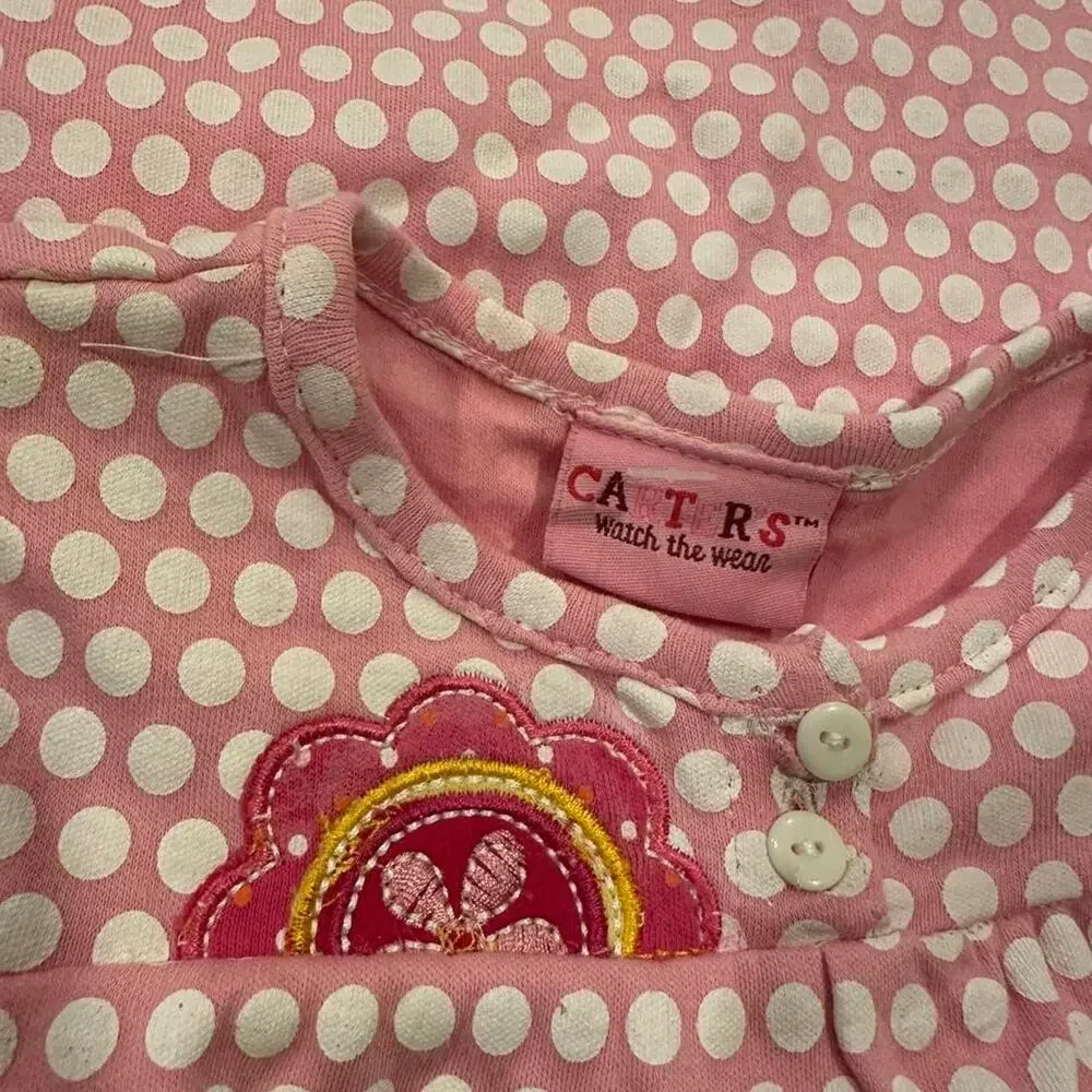 2000s carters pink baby dress